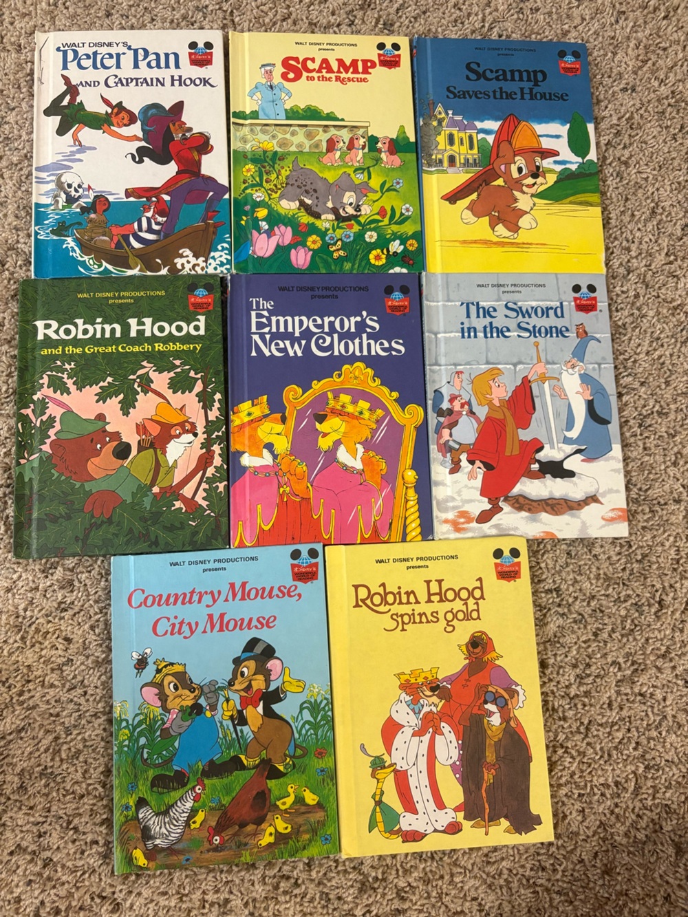 Vintage Walt Disney 46 Book Set - Many Classic Characters and Stories - Picture 2 of 13
